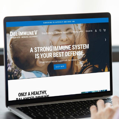 del-IMMUNE V® Launches a New and Enhanced Website