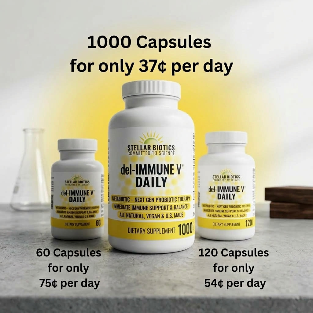 del-IMMUNE V® DAILY - Daily Metabiotic Immune Support