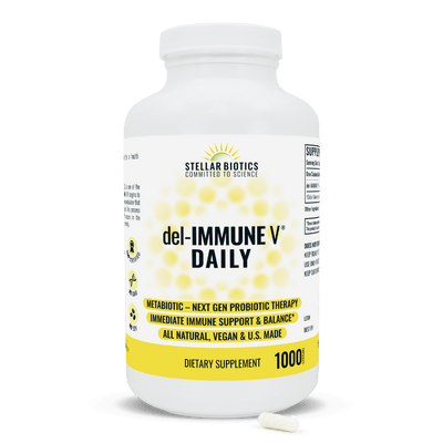 del-IMMUNE V® DAILY | Metabiotic Supplement for Daily Immune Support - Pack of 1000 Capsules